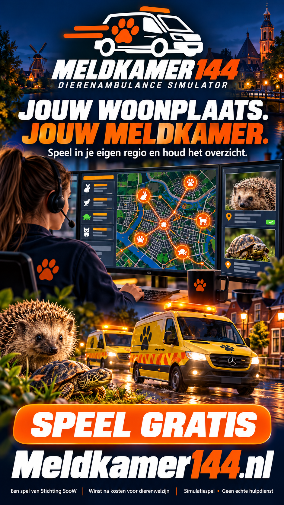 Flyer: Jouw woonplaats, jouw meldkamer